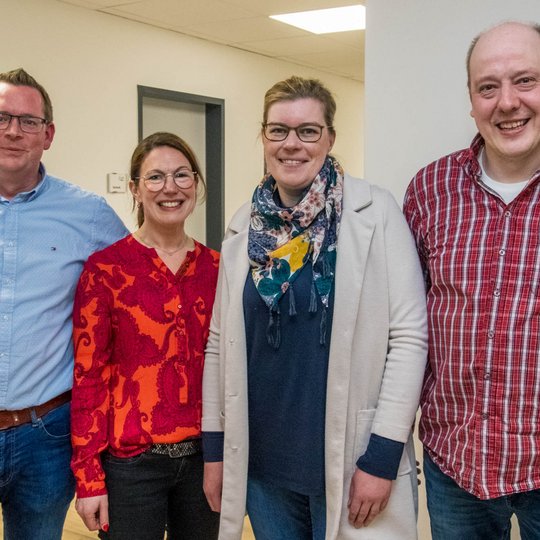 Alexander Kühl, Eva Heggemann-Rolfes, Martina Unland und Christian Hettwer