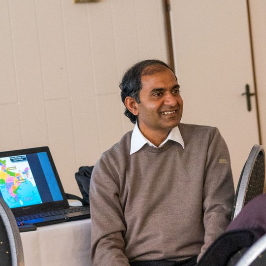 Pater Thomas berichtet über seine Heimat Indien.