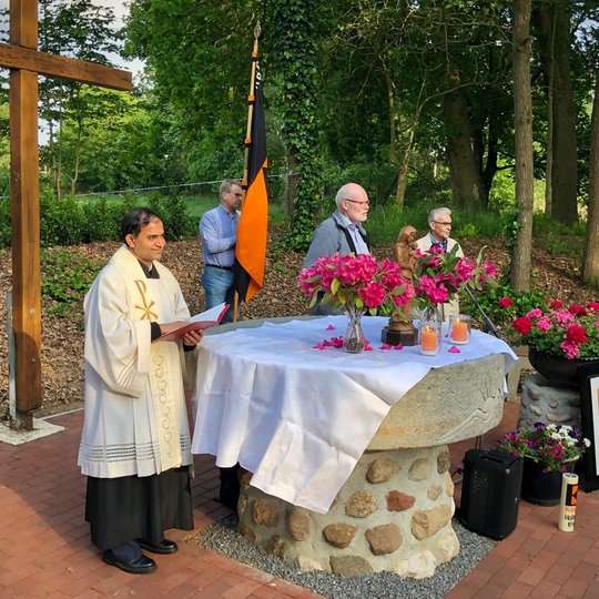 Für Pater Thomas Vaddakumchery ist es der erste Einsatz als Kolping-Präses.