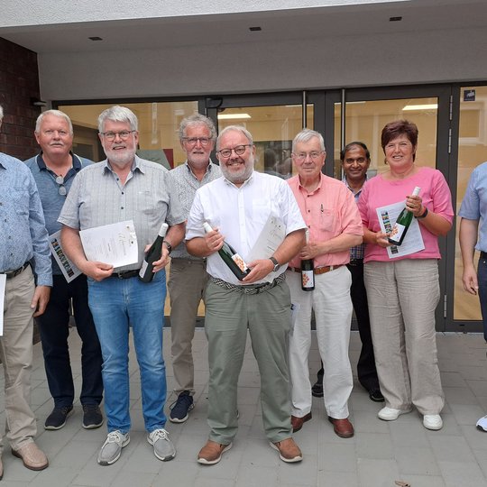 Jubilarehrungen der Kolpingsfamilie Hollage.