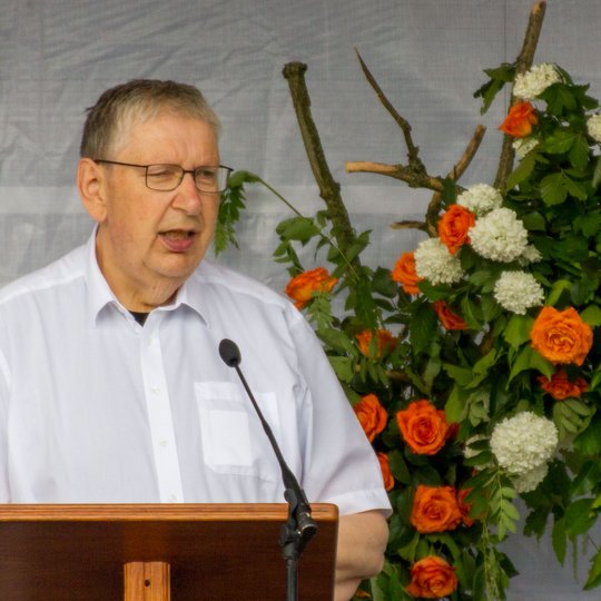 Diözesanpräses Reinhard Molitor hält die Festrede zum Thema „Kolping in und nach Corona“.