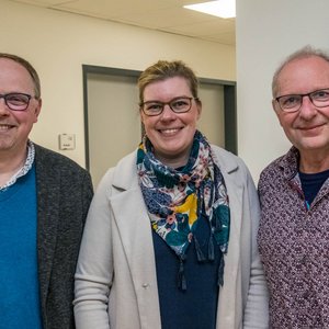 Heiner Placke, Martina Unland und Christian Speer