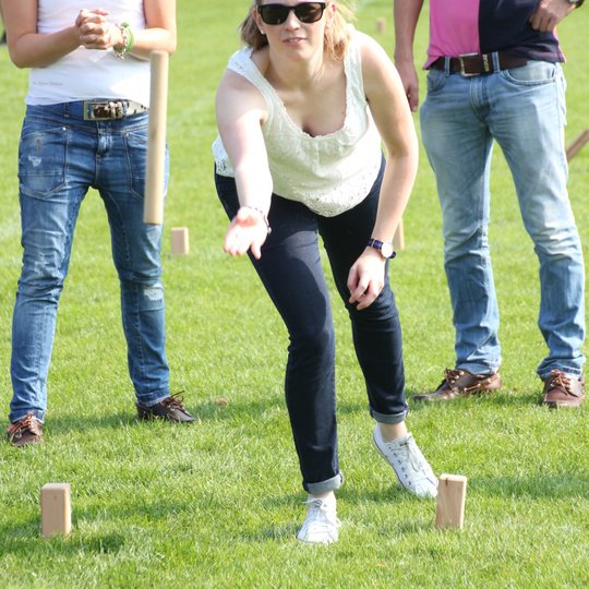 Spiel, Spaß und Spannung verspricht das Kolping-Kubb-Turnier auch in diesem Jahr. Ob das Wetter genauso gut mitspielt wie bei der Premiere 2014 bleibt zu hoffen.